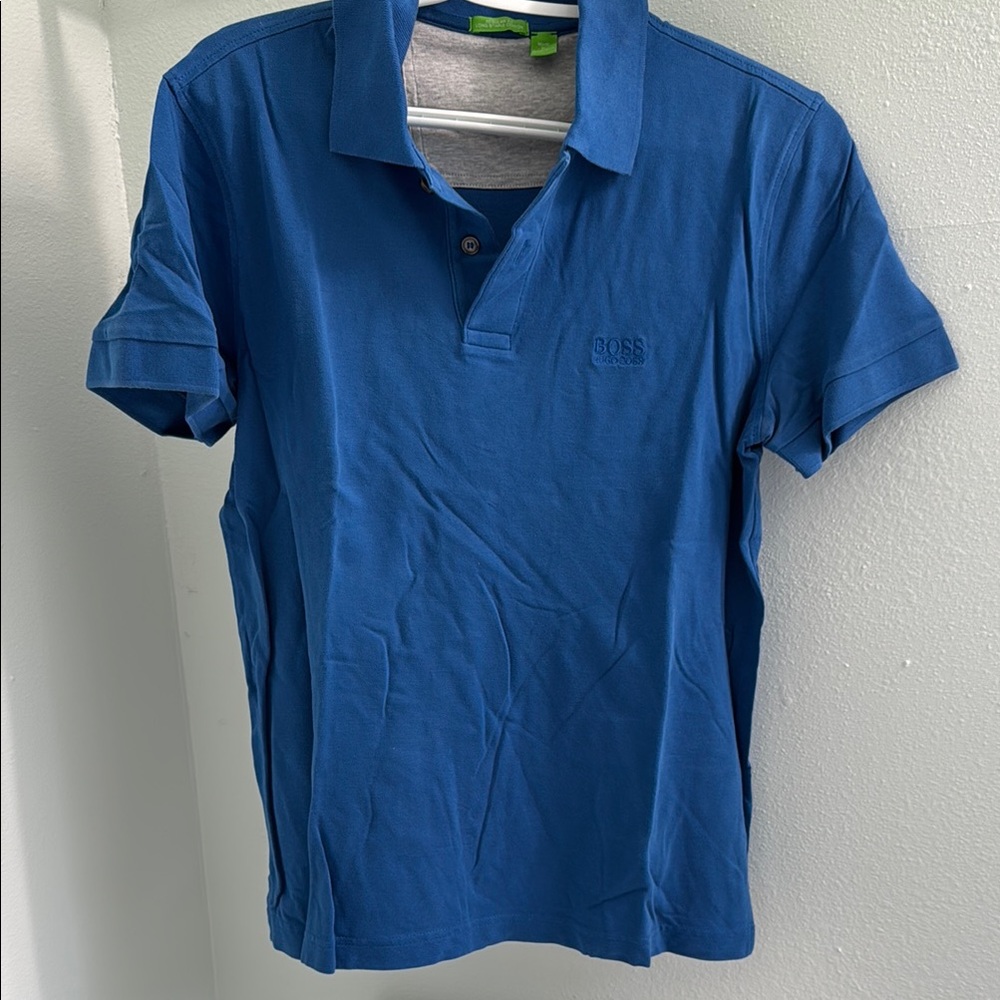 Boss Men's Polo Shirt in Vibrant Blue